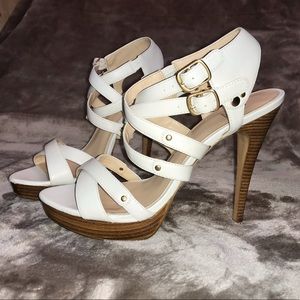 Bakers Jordin White Stilettos